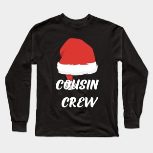 Cousin crew pajama gift christmas family Long Sleeve T-Shirt